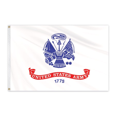 Global Flags Unlimited Army Outdoor Nylon Flag 12"x18" 210317